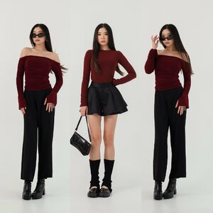 Did you see something new? Or feeling the weather is hot today?

YES BABES!! Because Houston Top & Long Elena Longsleeve are now available in Maroon and makes everything seems HOT! 🔥🔥